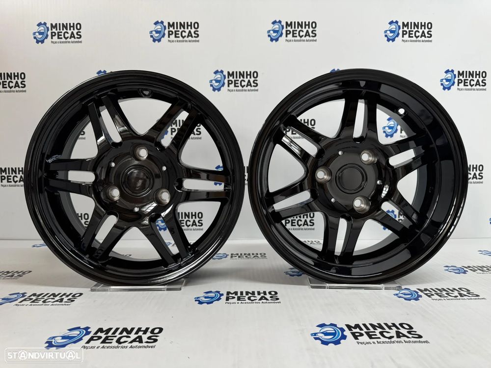 Jantes Look Smart Brabus em 15 (3x112) Preto Brilho - 1