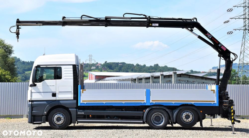 MAN TGX 26.440 * SKRZYNIA 6,20 m * HIAB 122 HIDUO + PILOT - 5