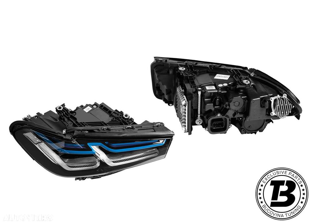 Pachet Exterior compatibil cu BMW Seria 5 G30 conversie la G30 LCI M5 Design - 14