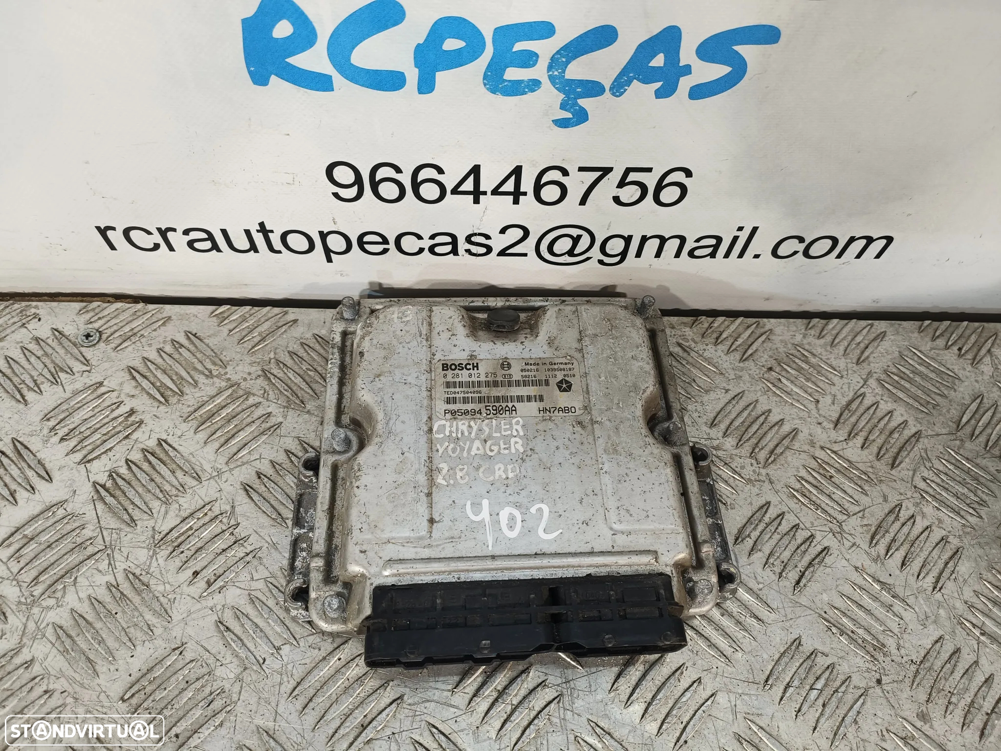 Centralina Motor Original Bosch Chrysler 2.8 CRDi P05094590AA / 0 281 012 275 - 2