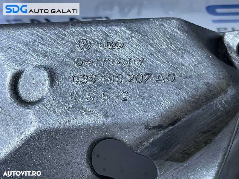 Suport Tampon Distributie Motor Skoda Octavia 1 1.9 TDI ATD AXR ASZ 2001 - 2011 Cod 038199207AG [V0722] - 5