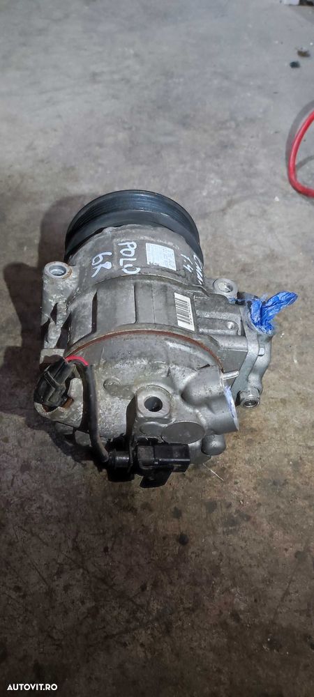 Compresor clima volkswagen vw polo 6R motor 1.4 bifuel CMAA cod 6Q0820808F - 2