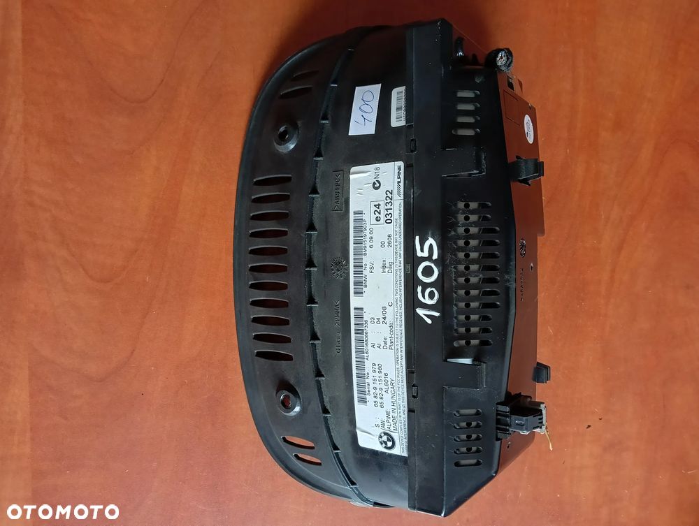WYŚWIETLACZ 65829151979 EKRAN MONITOR NAWIGACJI BMW E60 E61 E90 E91 - 2