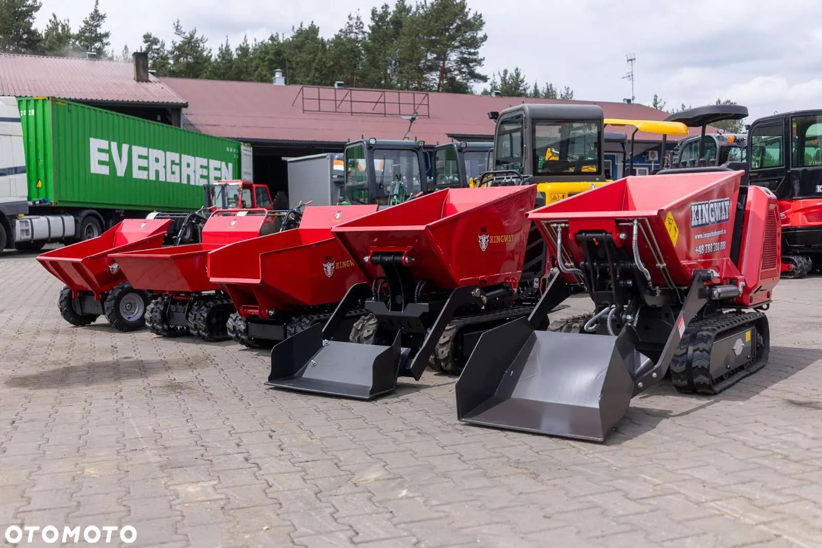 Kingway Taczka spalinowa W300 kołowa - 21