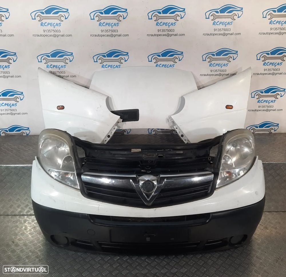 FRENTE COMPLETA OPEL VIVARO A FACELIFT CAPOT PARACHOQUES GUARDA-LAMAS OTICAS RADIADOR VENTILADOR FRENTE FIBRA REFORÇO - 3