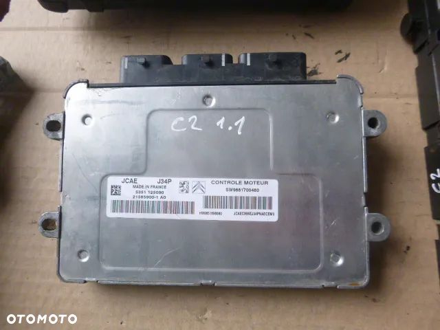 ZESTAW STARTOWY STACYJKA KOMPUTER BSI CITROEN C2 1.1 8V - 3