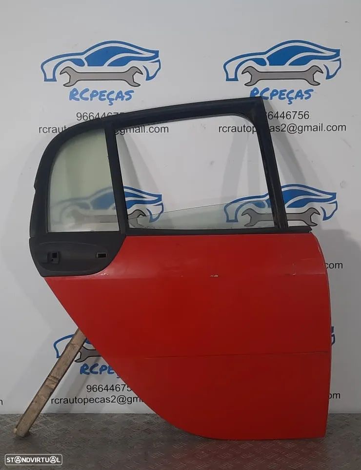 PORTA PORTAS TRASEIRA TRÁS DIREITA SMART FORFOUR I 1 454 MOTOR PUXADOR VIDRO - 7