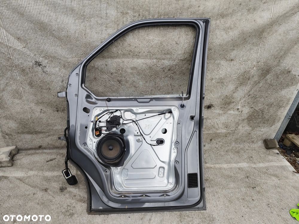 VW Transporter T5 T6 Multivan Drzwi Prawe Przód Kompletne Szare LH7W - 14