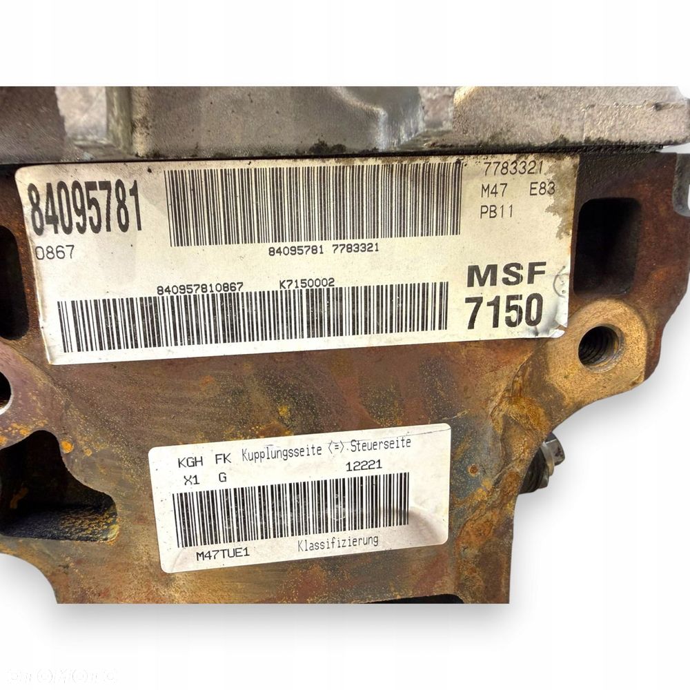 SILNIK M47D20 204D4 BMW X3 E83 2.0 D DIESEL 150KM diesel kompletny sprawny - 13