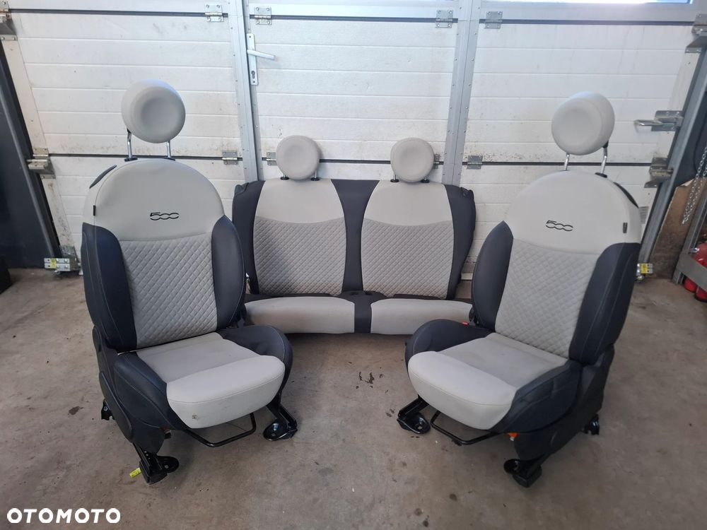 FIAT 500 FOTELE WNETRZE KPL - 1