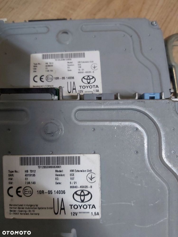 Toyota C-HR moduł nawigacji GPS 86840-K0020 Nawigacja - 2