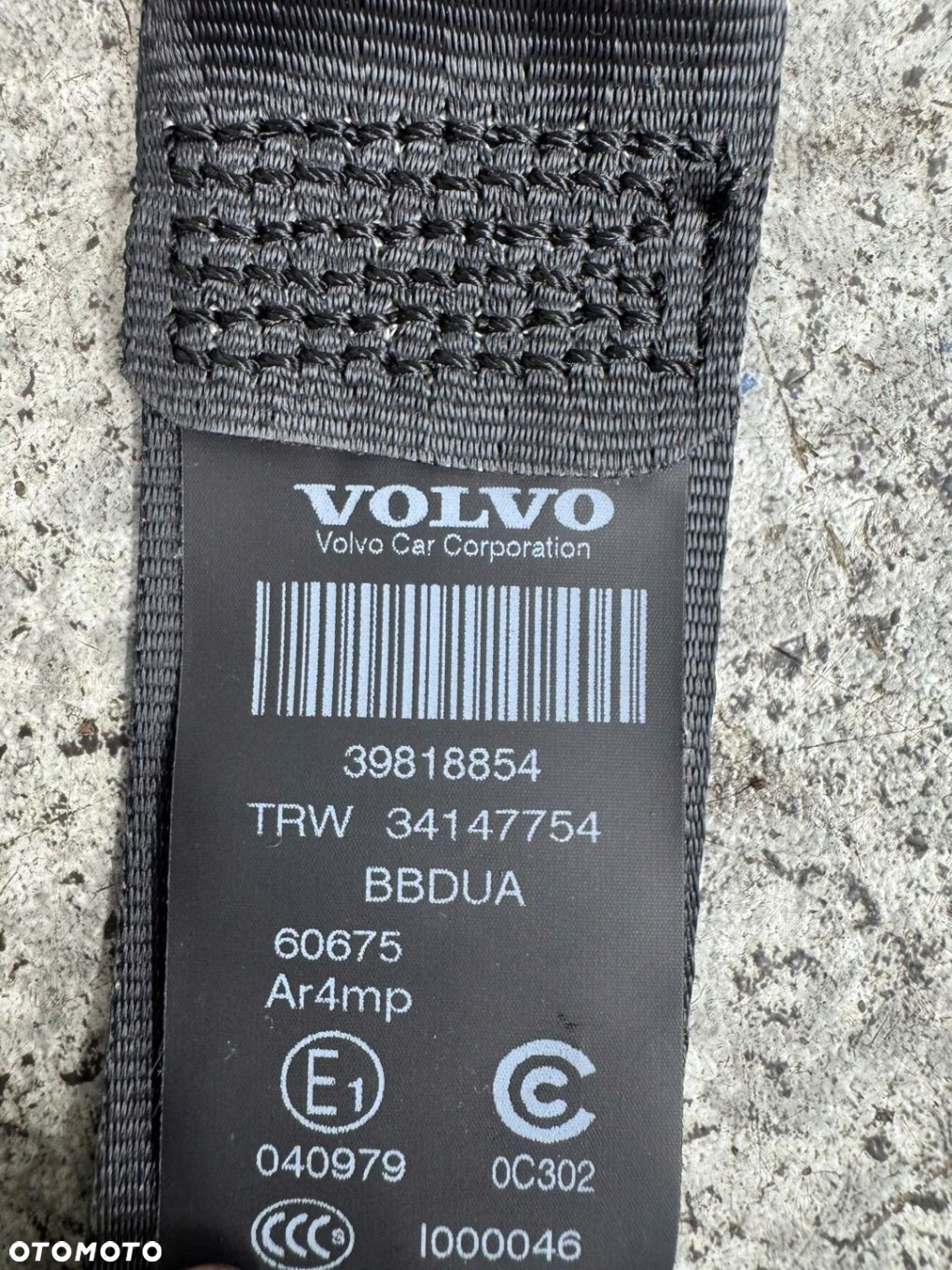 PAS BEZPIECZEŃSTWA LEWY TYŁ VOLVO XC60 I 2008-2017 39818854 - 6
