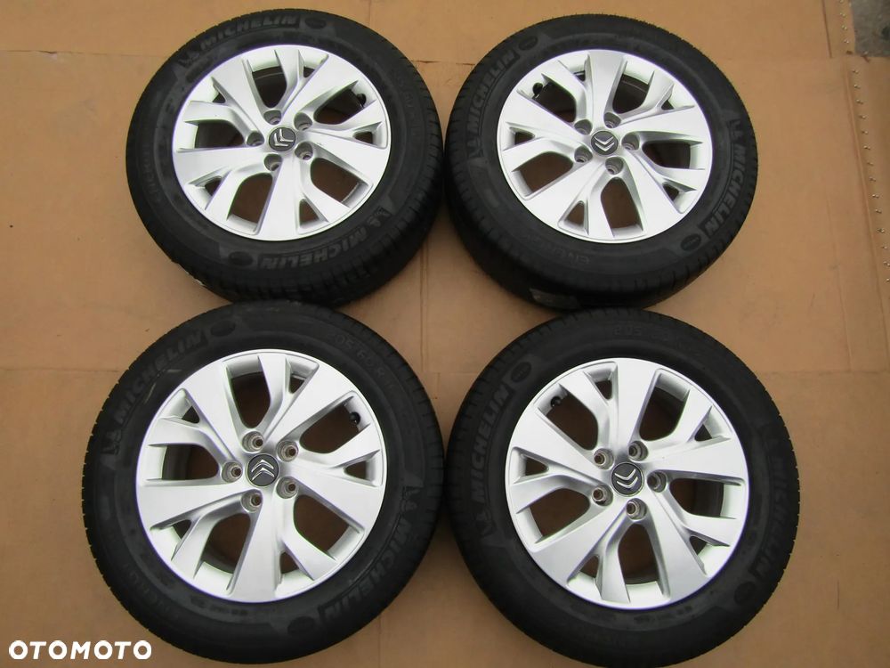 4x Felgi Aluminiowe 16 Citroen C4 II Picasso Grand Berlingo III Peugeot Partner III 3 Opel Combo E 6,5 j 5x108 ET47 piasta 65,1 mm - 5