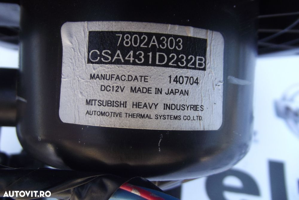 Motoras aeroterma Mitsubishi Outlander 2012-2016 rezistenta trepte - 2