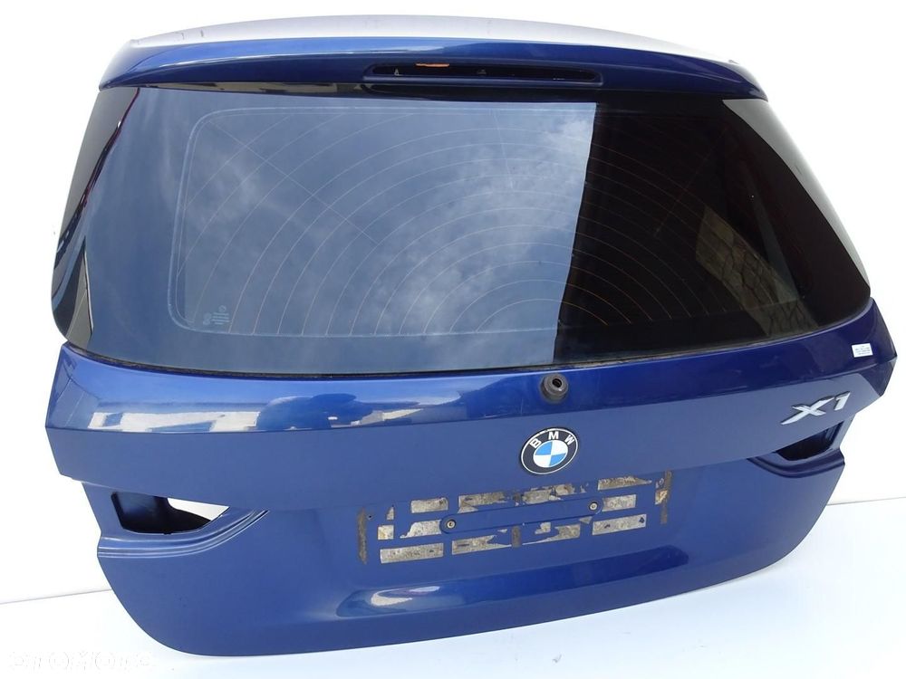 KLAPA TYŁ TYLNA BAGAŻNIKA + SZYBA LE MANS BLAU 381 BMW E84 X1 09-15r - 2