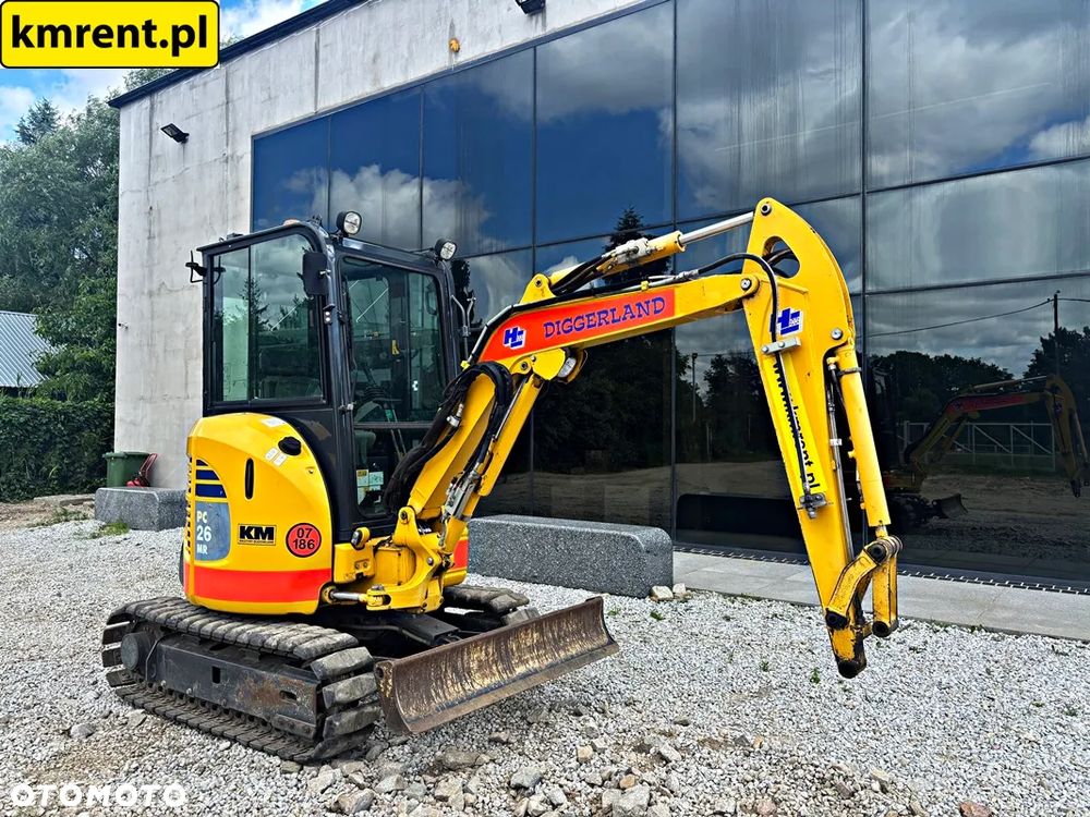 Komatsu PC 26 MR-3 MINI-KOPARKA 2021R | JCB 8015, 8016, 8018, 8025, 8030, YANMAR SV 15, CAT 302.5, 302.4, 303, 303.6, 301.6, 301.8, KUBOTA U27 - 6