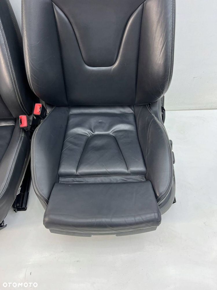 Komplet foteli z boczkami RECARO GRZENE PAMIĘĆ EU SKÓRA SCHOWKI Audi S5 - 8