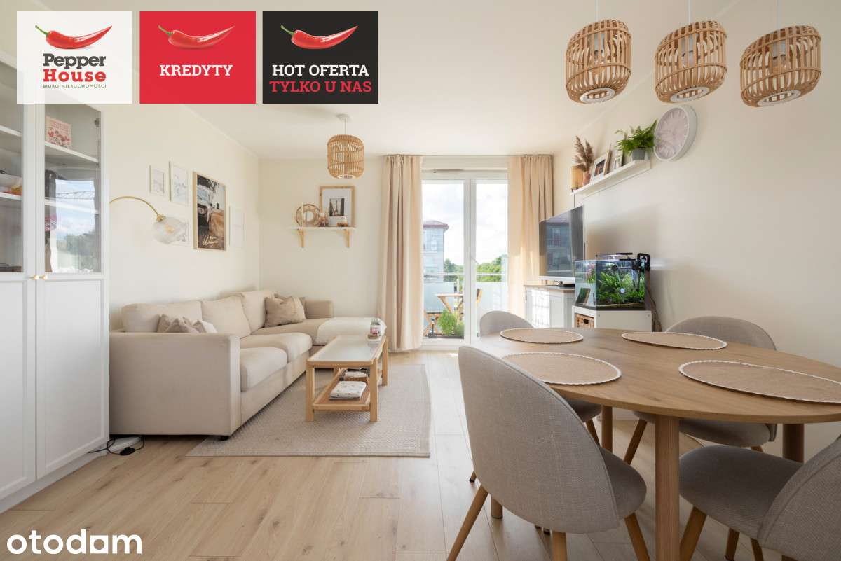 Nowoczesne 2 pokoje (41 m²) z halą garażową