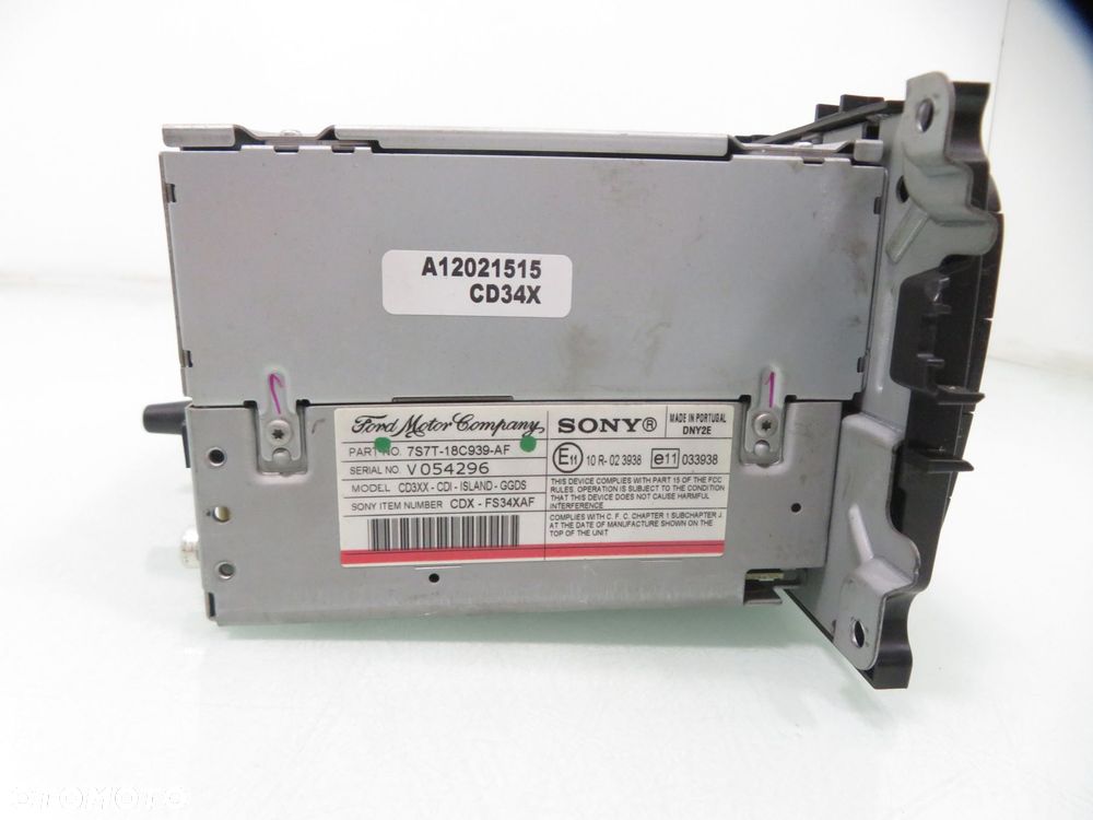RADIO FORD MONDEO IV 7S7T18C939AF VP6M2F18C821AG + KOD - 6