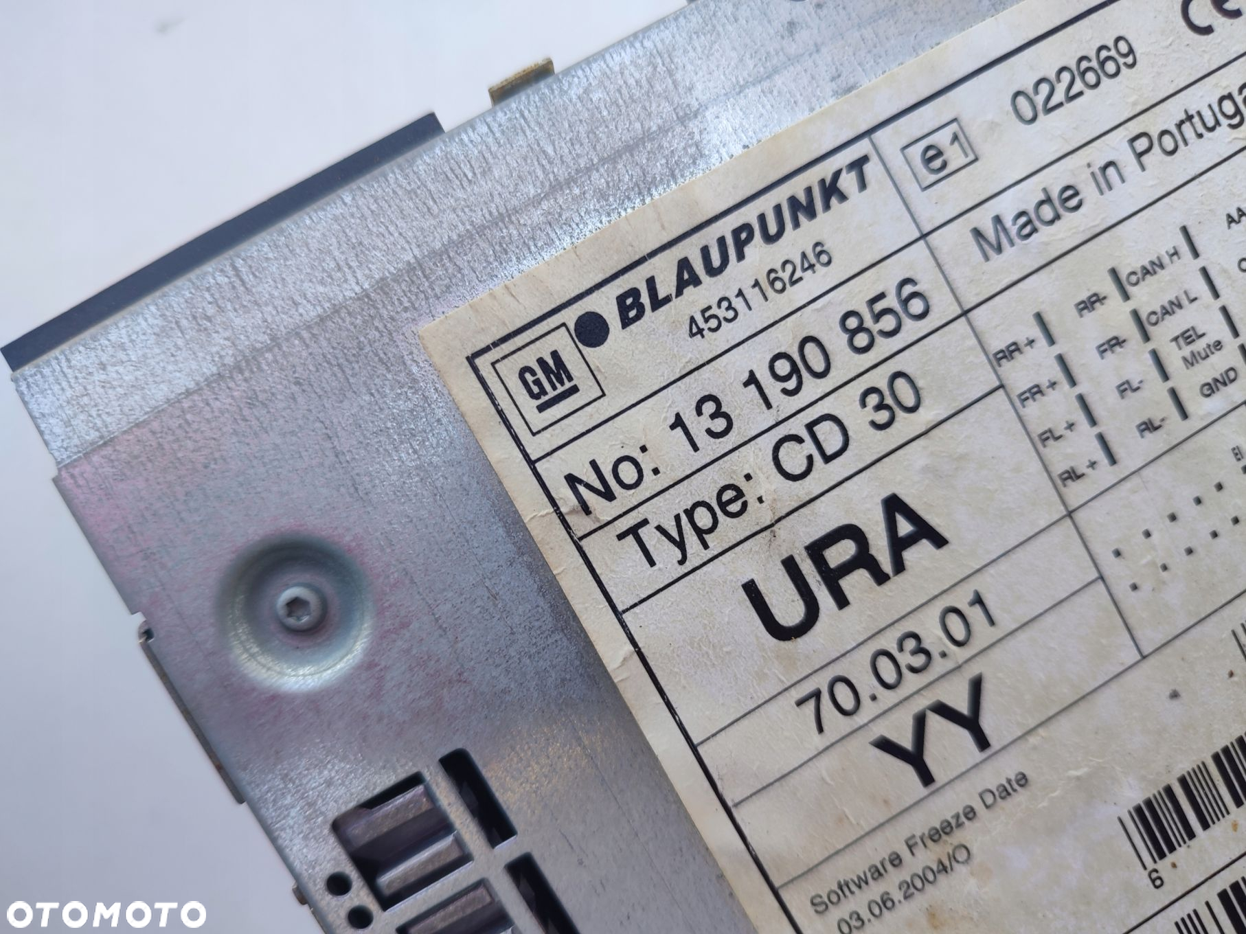 Radio wyświetlacz ekran OPEL ZAFIRA B 13190856 ZESTAW - 7