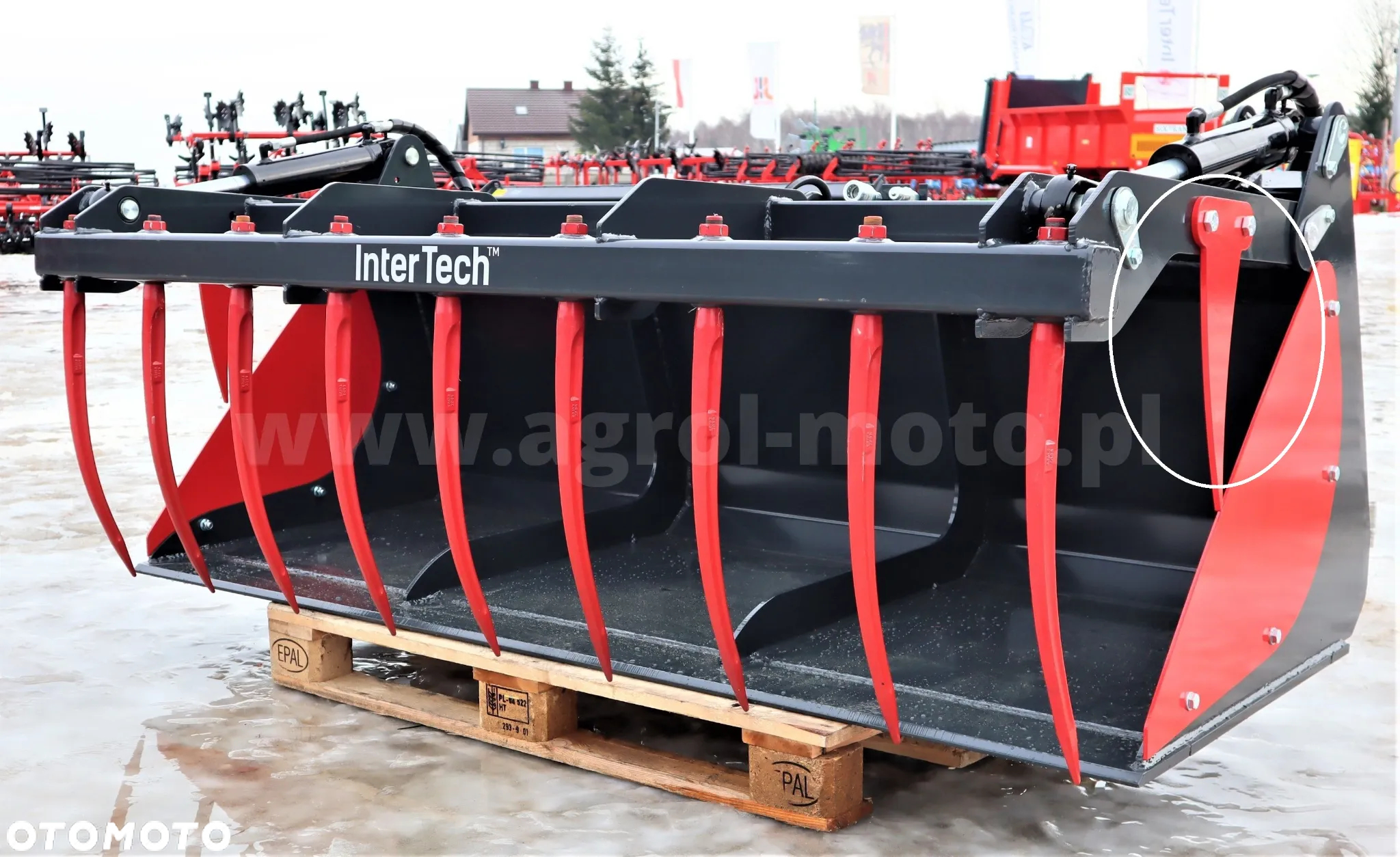 Widły do palet/paleciak INTER-TECH Chwytak Krokodyl Łyżka - 11