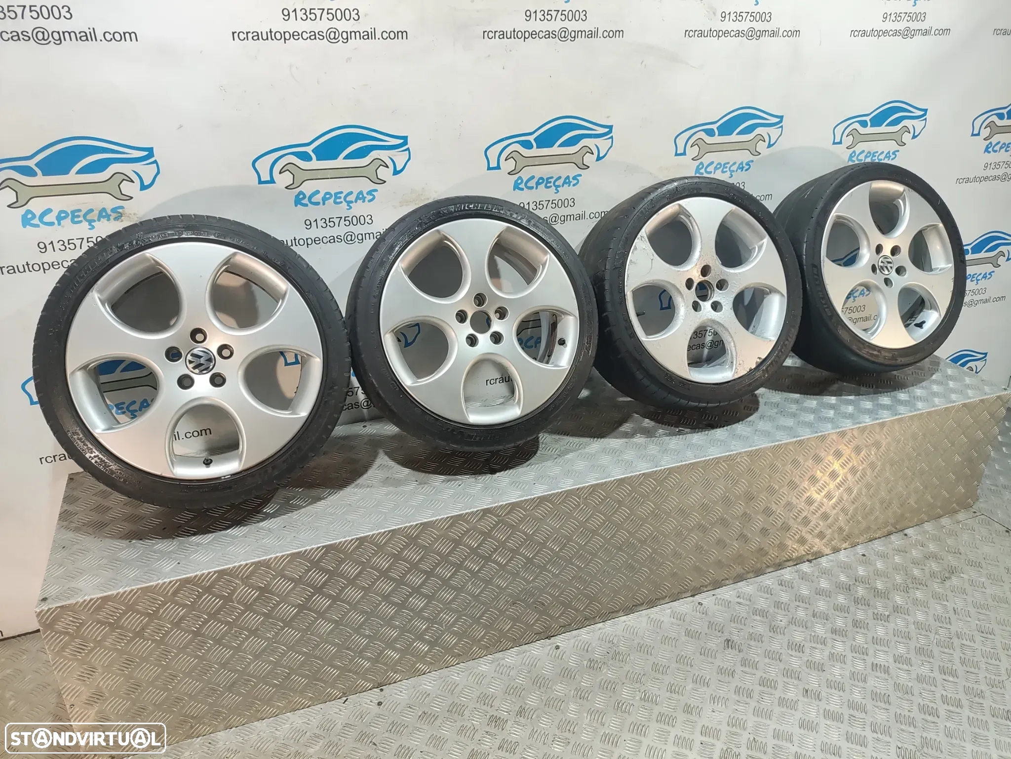 Jantes VW Volkswagen Polo GTI - 17" | 5x100 - Fase 5 | MK 5 | 6R 6R 6C1 - 7J | ET46 | 5X100 - 6R0601025H | Jante | 17 Polegadas | 5 x 100 | Ronal | Original | Originais - 5