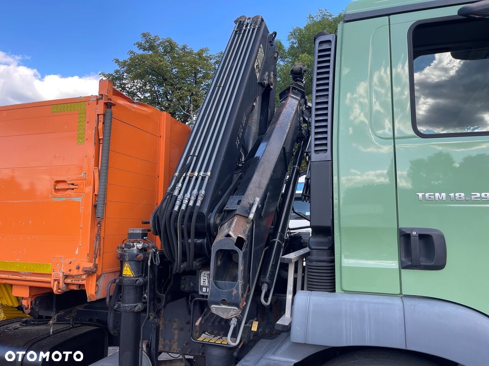 MAN TGM 18.290/HDS HIAB 122DS-3 DUO/WYWROTKA 3-STRONNA/SKŁADANY W Z - 10