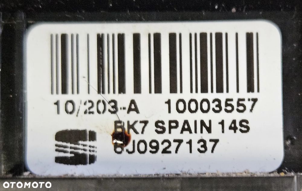 VW Polo 6R Seat Ibiza 4 IV 6J antena radiowa 6J0627137 - 4