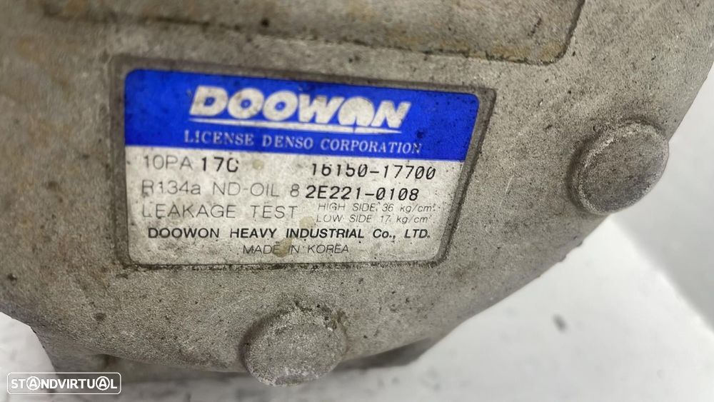 COMPRESSOR AR CONDICIONADO KIA SORENTO I 2002 - 2