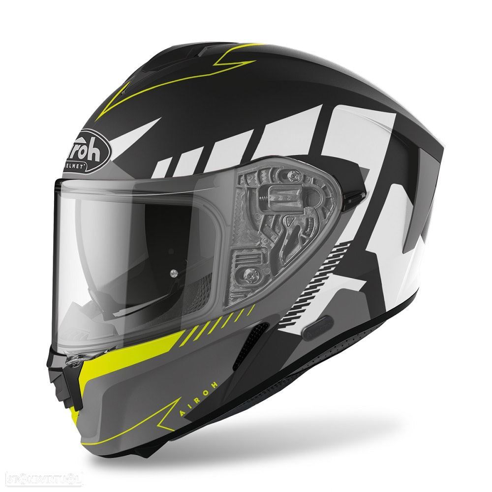 capacete spark rise preto matt airoh - 1