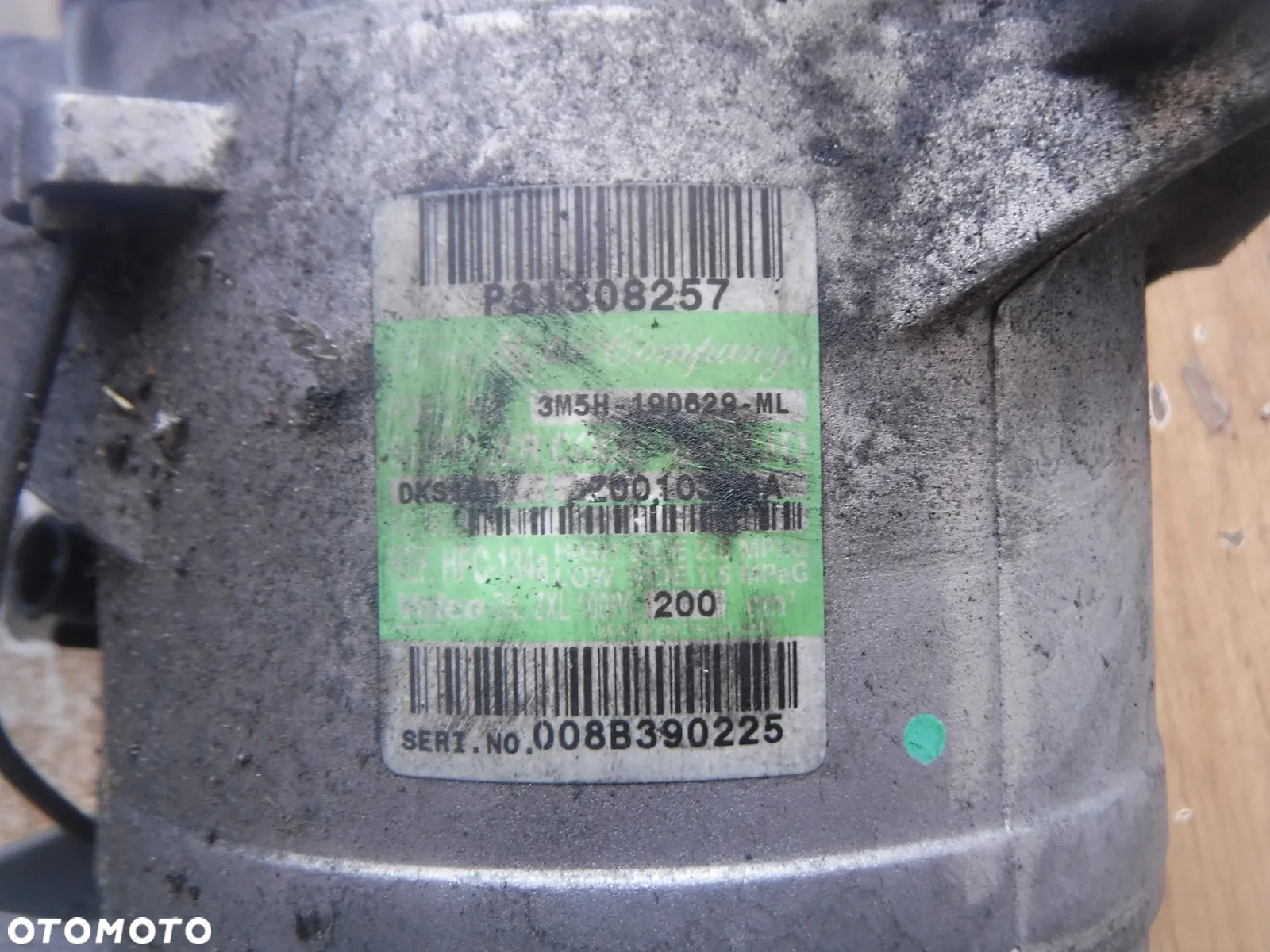 ford volvo kuga focus 2,5 2,0 kompresor sprężarka klimatyzacji p31308257 - 2