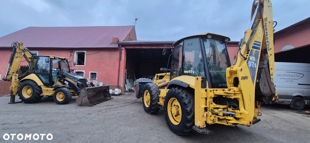 Komatsu WB97S WB 97 S R , KLIMA TYLKO 7200h UMOWA KUPNA - 10