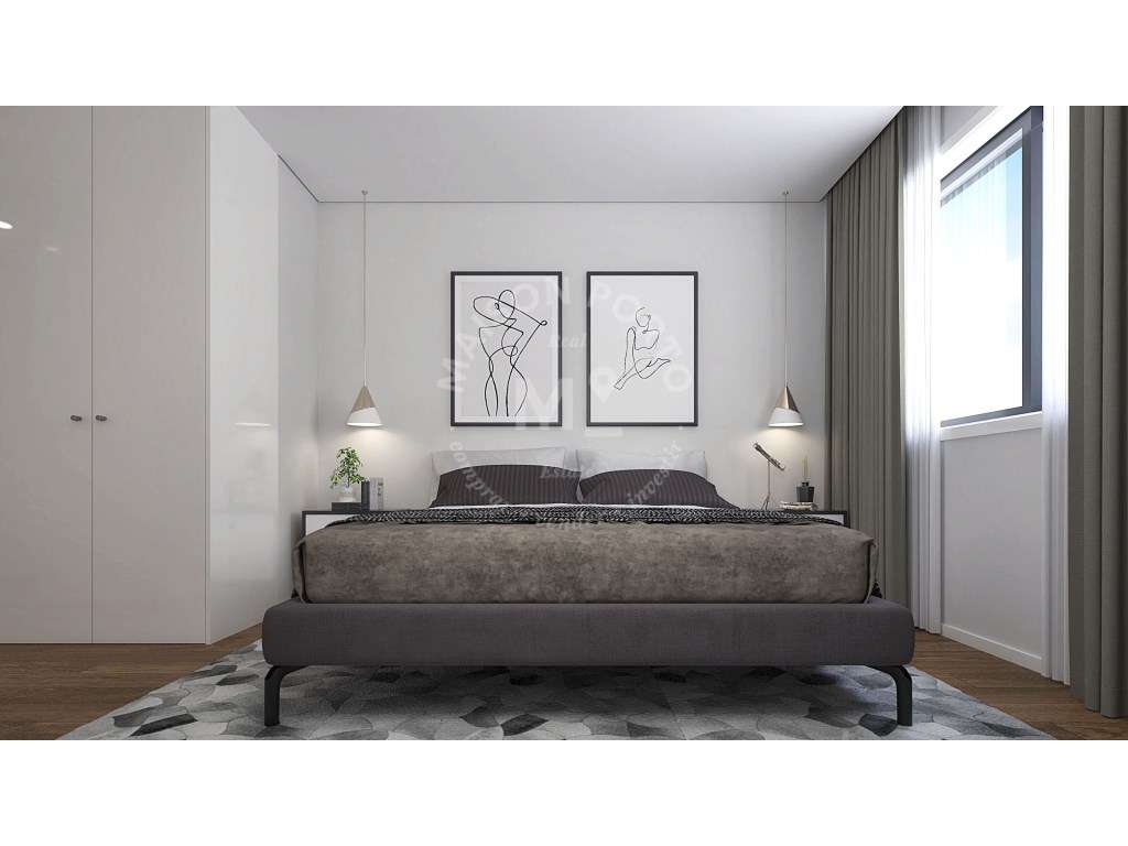 Apartamento T3 com Varanda e Lugar de Garagem em Leça da Palmeira, ... - Grande imagem: 5/23