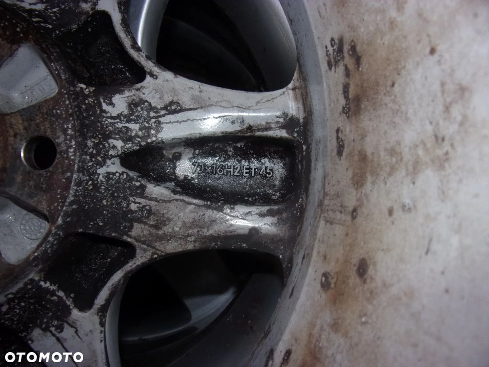 Alufelgi felga aluminiowa Audi 16" 5 x 112 7Jx16H2 ET45 - 2
