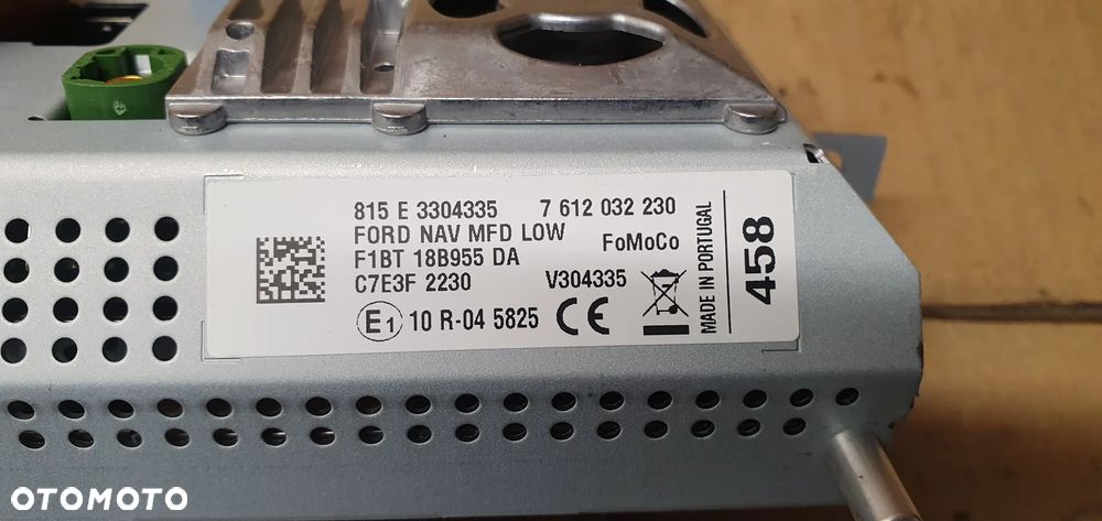 Wyświetlacz monitor radia NAVI nawigacji Ford Transit Custom MK8 F1BT-18B955-DA - 6
