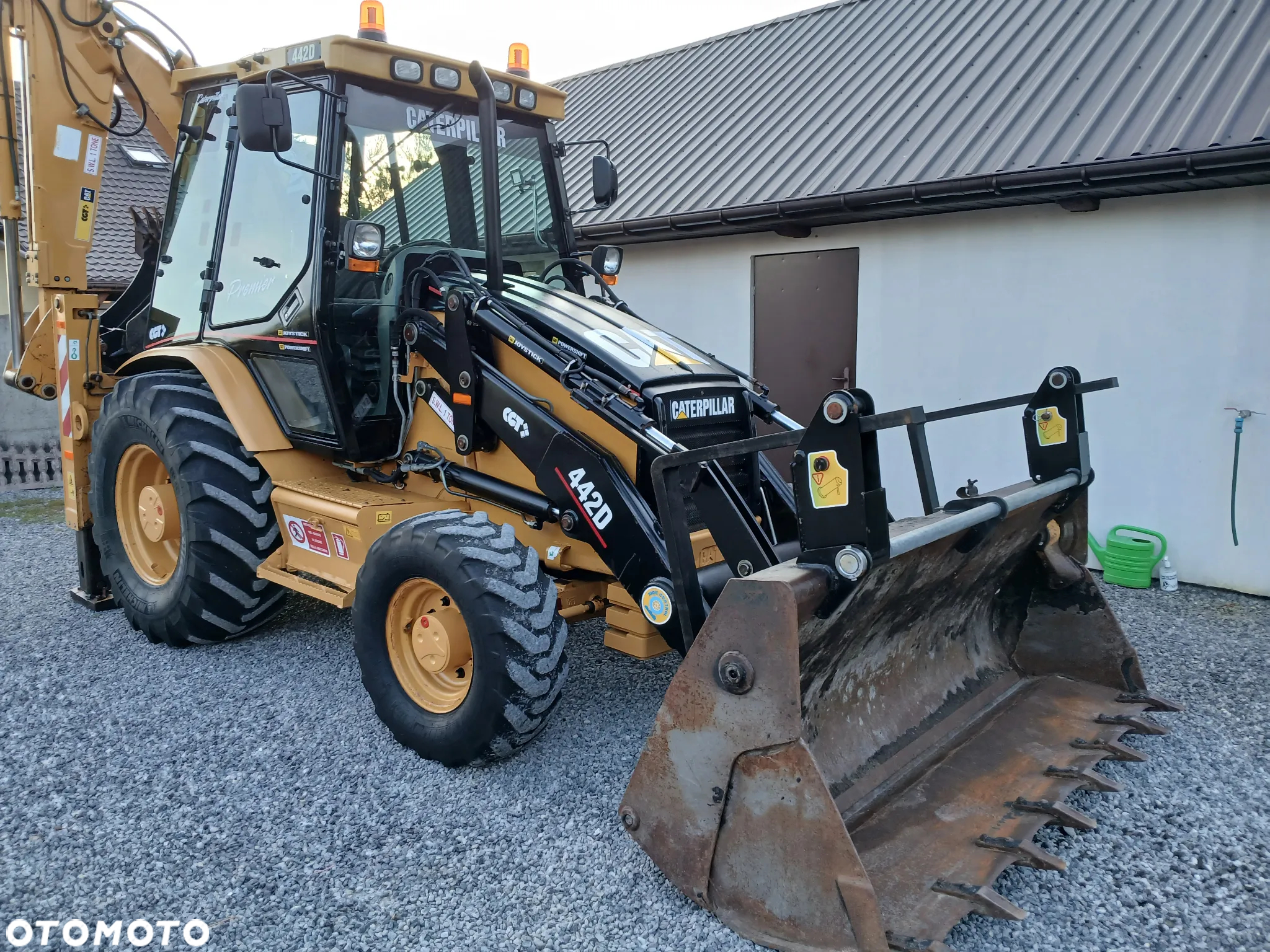 Caterpillar 442D/BEZ LUZÓW/JOYSTICK/SUPER STAN - 3