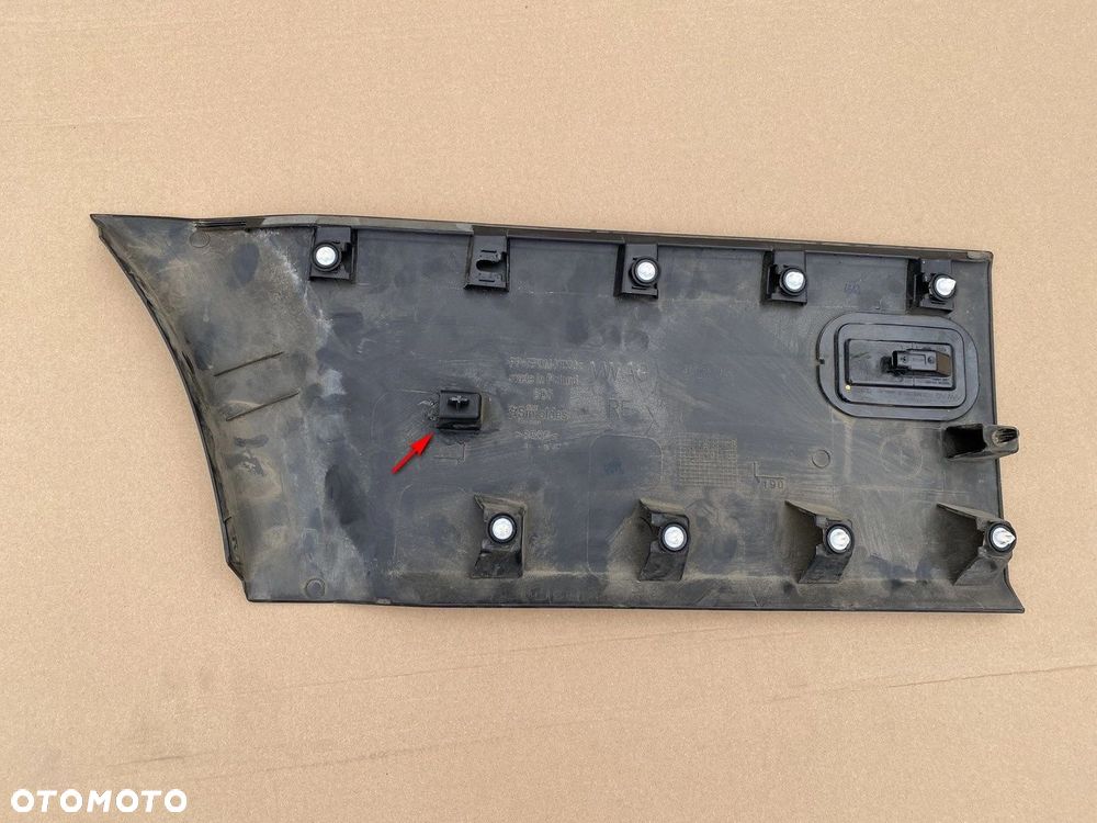 LISTWA PRAWA NA TYLNY BŁOTNIK VW CRAFTER II 7C MAN TGE 7C0853754 - 2