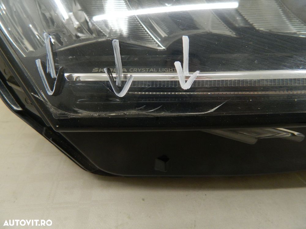 Far dreapta Skoda Octavia 4 Full LED, 2020, 2021, 2022, 2023, cod origine 5E4941016. - 8