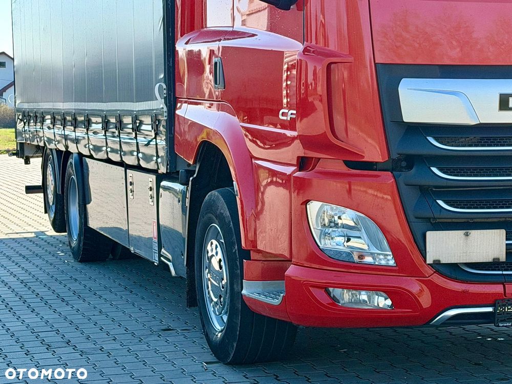 DAF CF 430 / FIRANKA / WINDA / E6 / 6x2 / AUTOMAT / NOWE TACHO / 3 OŚ PODNOSZONA / SKRĘTNA / 19 EUROPALET / SYPIALKA / 2018 ROK - 14
