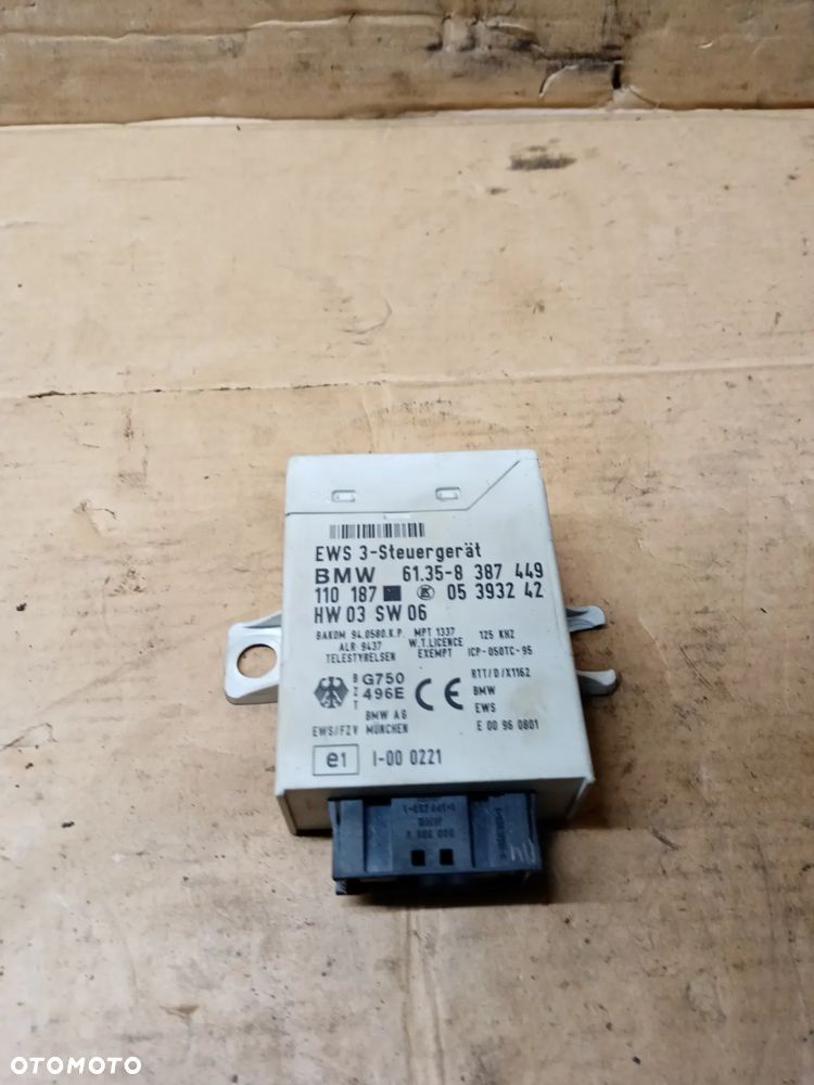 Moduł sterownik Immobilizera Immo BMW E39 8387449 - 1