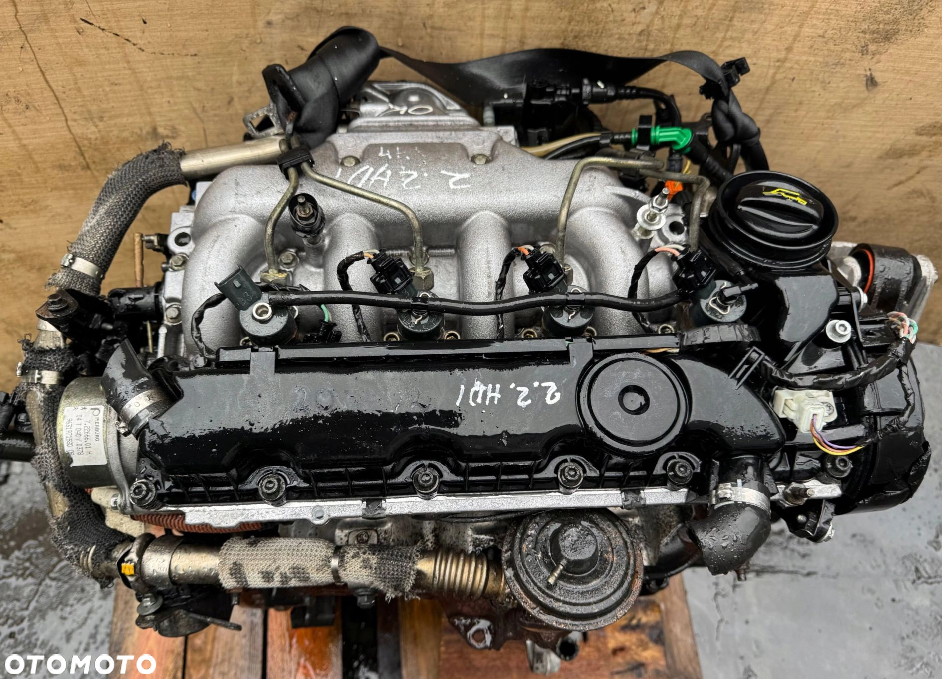 SILNIK KOMPLETNY PEUGEOT 406 607 807 CITROEN C5 C8 2.2 HDI 4HX 133KM ODPALA - 10