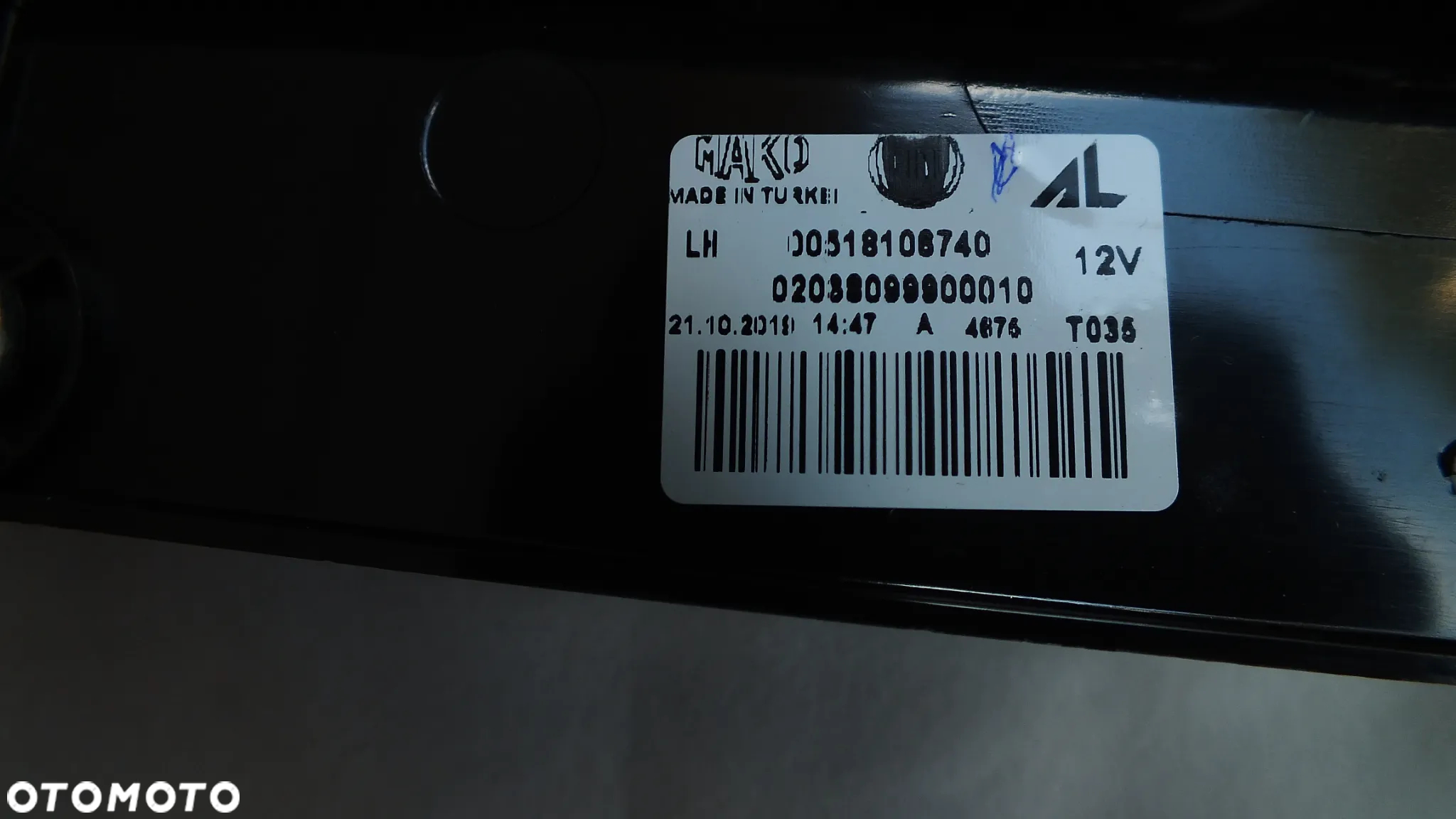 Lampa tylna prawa Fiat Doblo II - 6