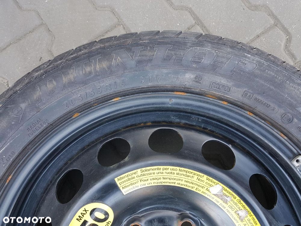 SKODA OCTAVIA 2 II 04-12r SUPERB 2 II 08-15r KOŁO ZAPASOWE 16 LEWAREK - 6