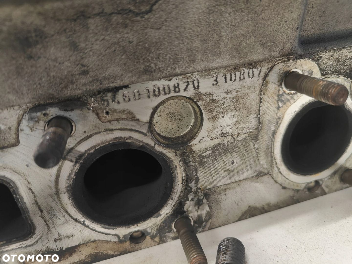 Mercedes w204 w211 w209 2.2 diesel om646 A6460100820 GŁOWICA SILNIKA WAŁKI - 5