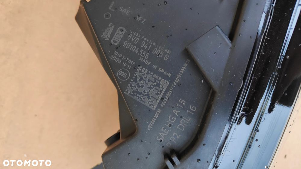 Lampa Prawa Lewa Prawa Bi-Xenon LED Audi A3 S3 RS3 8V LIFT USA - 9