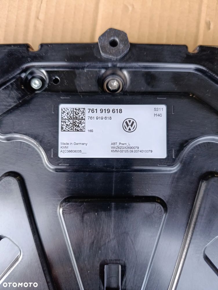 VW TOUAREG III 3 EKRAN WYŚWIETLACZ MONITOR 761919618 - 3