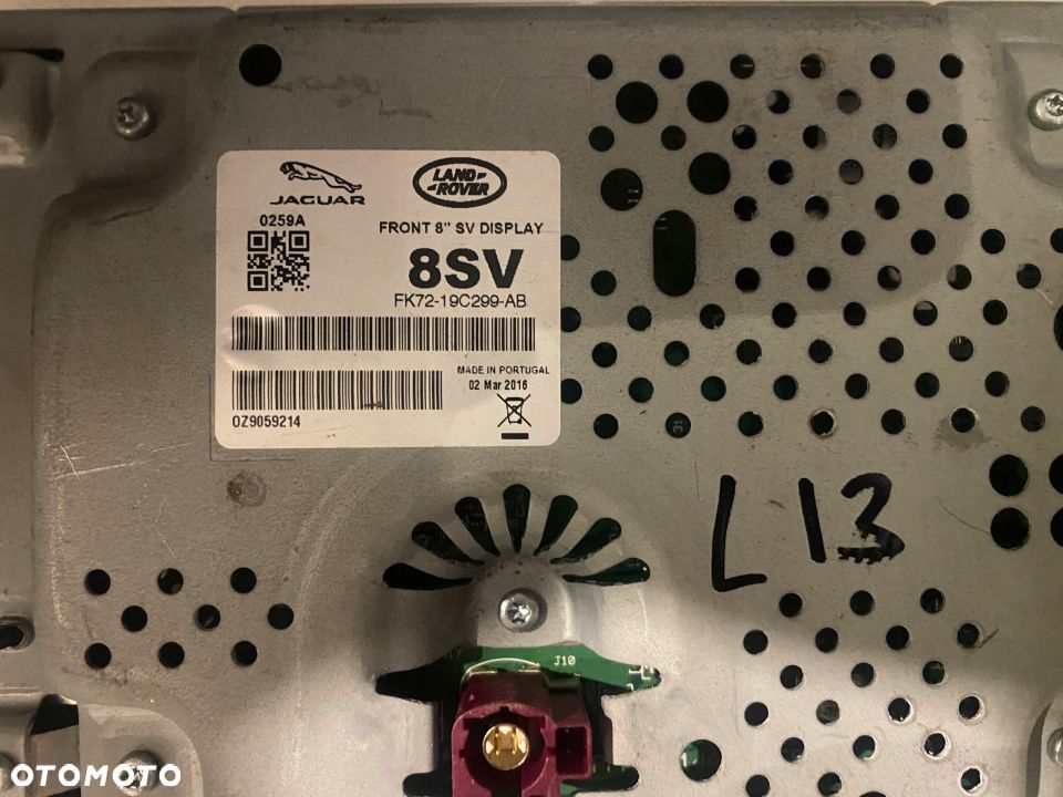 LAND ROVER wyswietlacz ekran FK72-19C299-AB - 2