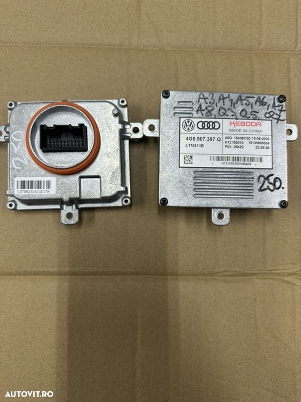 Calculator far, modul, droser xenon,balast AUDI A3, A4, A5, A6 ,TT ,Q3 ,Q5 ,Q7 , Q8 , an 2012-2018 cod 4G0907397Q - 2