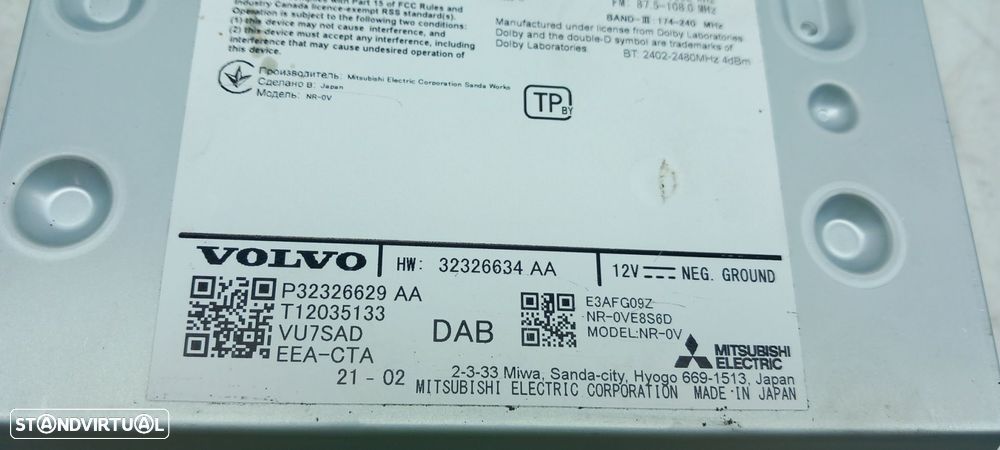 Rádio / auto-rádio VOLVO V60 II Cross Country (227) - 4