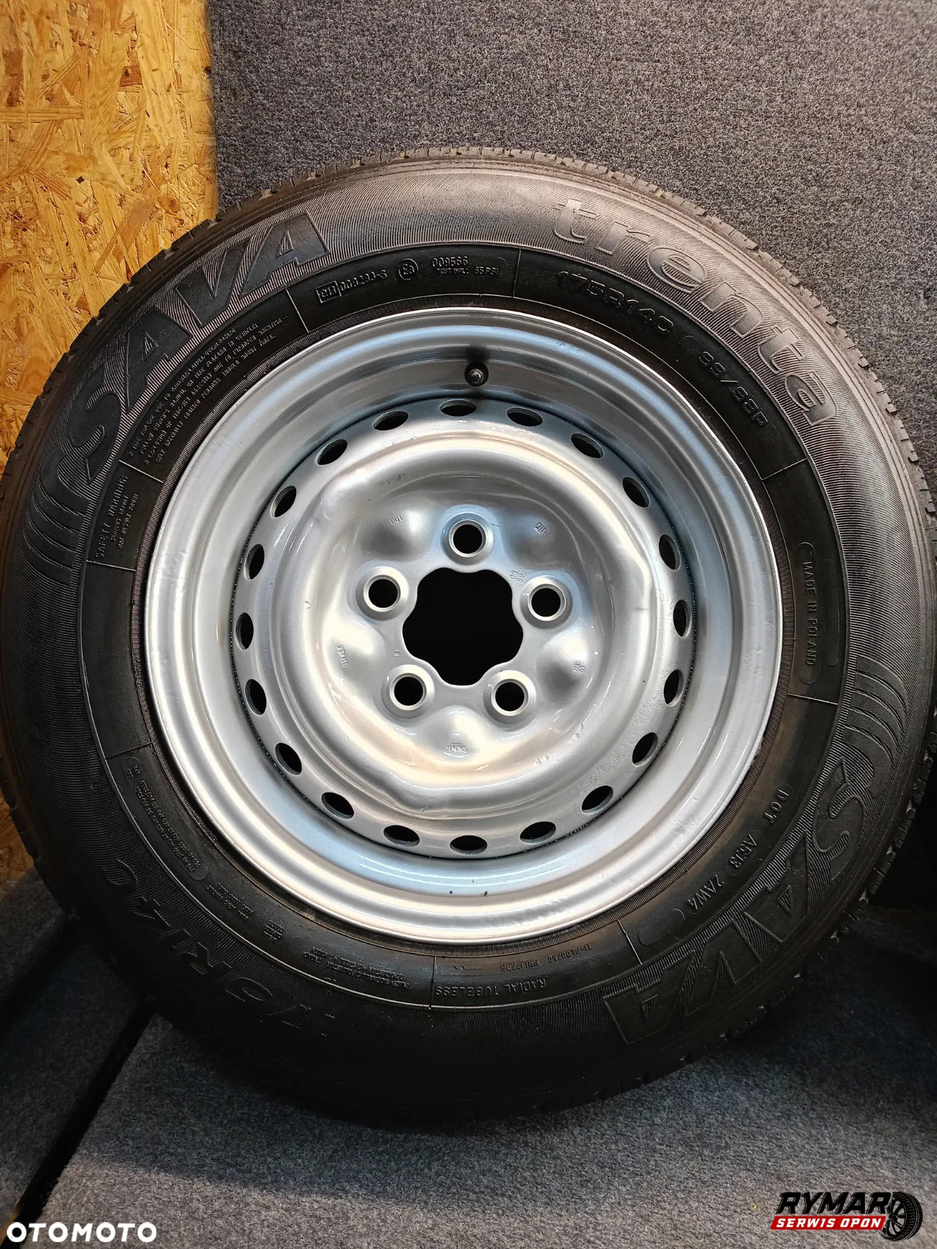 KOŁA STAL 4× Felgi z Oponami letnimi VW T2 T3 14" 5x112 - 3